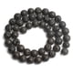 thumbnail image 5 of Venta al por mayor de cuentas redondas de piedra de lava volcánica negra natural de 4-14 mm, tamaño a elegir de 15 pulgadas para hacer joyas, pulseras de bricolaje, 5 of 5
