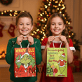 thumbnail image 4 of 24 Bolsas Papel Navideños Grinch Regalo Galletas Aguinaldos Xtellar rojo, 4 of 4
