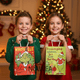 thumbnail image 4 of 24 Bolsas Papel Navideños Grinch Regalo Galletas Aguinaldos Xtellar rojo, 4 of 4