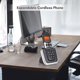 thumbnail image 2 of de telefonía inalámbrica Aliable con 3 líneas Soporte de Pantalla Conexión de 5 Auricular Bloqueo de Llamadas Llamadas Manos Libr Confereia por intercomunicador 16 Idiomas, 2 of 5