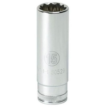 

GearWrench 80235 1/4 Drive 6 And 12 Point Metric Deep Length Sockets