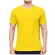 thumbnail image 2 of pstuiky camisetas para hombre, Blusa deportiva informal de color liso con cuello redondo y manga corta elástica para hombre camisas casuales para hombre m, 2 of 6