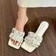 thumbnail image 3 of Sandalias de tacón alto sexis con punta abierta para mujer, sandalias de moda para exteriores con tacón fino, sandalias con lentejuelas, sandalias de verano 2024, 3 of 4