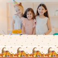 thumbnail image 5 of 3pcs Thanksgiving Party Tablecloths Thanksgiving Party Supplies Fall Pumpkin Harvest Party Table Cover Disposable Plastic Cornucopia Table Cloth Thanksgiving Autumn Party Decorations 54 "x108", 5 of 12