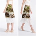 thumbnail image 4 of Coconut Tree Women's Chiffon Summer Beach Dresses with Polyester Straps for a Stylish Look, 4 of 6