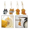 thumbnail image 4 of 4x Keychain Dog DIY Rhinestone Key Chain Charms Kids Beginners Wallet Handbag Purse Christmas Day Decor Gift, 4 of 8
