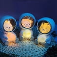 thumbnail image 3 of Creative Cute Galaxy Guardian Pet Astronaut USB Night Light Personalidad Dormitorio Decoración Luces Star Light Niños Juguetes Regalo de cumpleaños (Perro) oso de fresa Hogar, 3 of 3