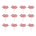 thumbnail image 2 of 3x12 Piezas Feliz Día De San Valentín Cupcake Topper Cake Picks Party Cake Decoraciones Letra A SM SunniMix Primero de la torta, 2 of 8