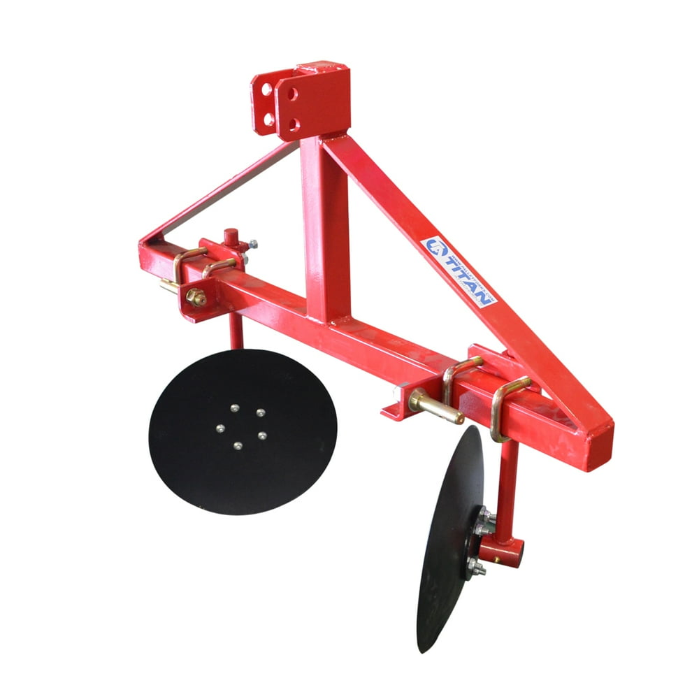Titan Attachments Adjustable Disc Bedder 48” Category 1 3Point Quick Hitch Compatible Walmart