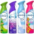 thumbnail image 2 of Febreze Air Freshener Odor Eliminator Spray, Assorted Scent Febreze Home & Bathroom Deodorizer (Pack of 4), 2 of 4