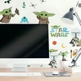thumbnail image 2 of Roommates Mandalorian The Child Illustrated Peel And Stick Wall Decals Star Wars BABY YODA Stickers RMK4805SCS, 2 of 5