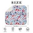 thumbnail image 4 of Pioneer Flower Floral Print Pattern Dish Drying Mat for Kitchen 1 Pack, Ultra Absorbent Microfiber Dishes Drainer Mats,16"x18", 4 of 6