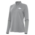 thumbnail image 2 of Women's Antigua  Gray Baltimore Ravens Reprocess Quarter-Zip Top, 2 of 4