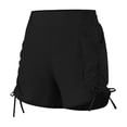 thumbnail image 5 of jiaxiM Athletic Shorts for Women High Waist Workout Shorts Side Pleated Breathable Quick Drying Running Shorts with Pockets, 5 of 5