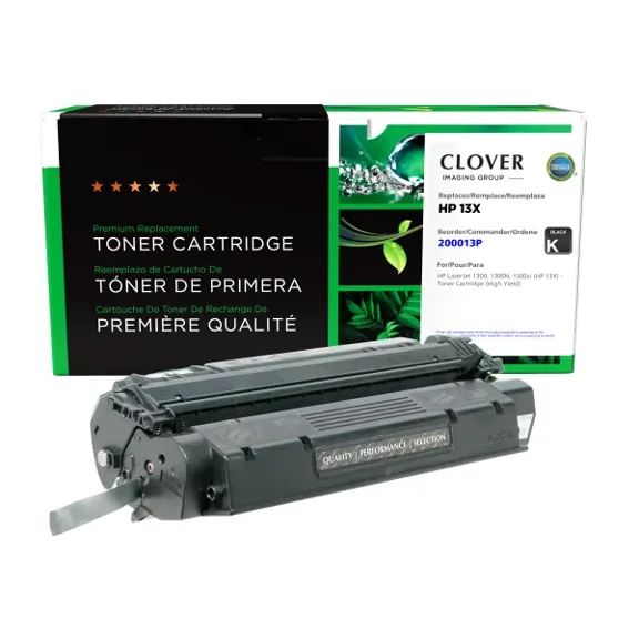 Remanufactured Clover Imaging High Yield Toner Cartridge compatible with HP 13X (Q2613X)