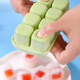 thumbnail image 2 of Simple Ice Tray Eight-Compartment Fruit Box Storage Box Green, 2 of 8