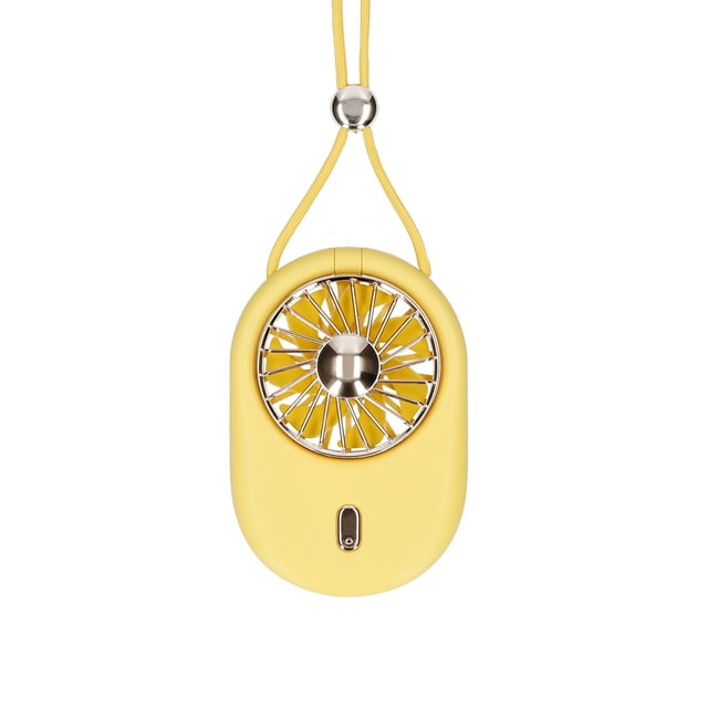 Portable Hanging Neck Fan 180 Degree Foldable Mini Hanging Neck Fan with Adjustable Lanyard Detachable