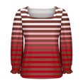 thumbnail image 4 of LIaqionyy Tunic Tops for Women Striped Casual Loose Fall Shirts Business Dressy Blouses Clothes Trendy outfits, 4 of 6