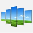 thumbnail image 2 of Prairie Verte et Ciel Bleu - Impression sur Toile Paysage, 2 of 3