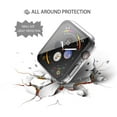 thumbnail image 3 of 2 Pack Hard PC Case with Tempered Glass Screen Protector Compatible with Apple Watch Series 7 8 9 SE 45mm - 2x Transparent Clear, 3 of 4