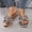 Gray, variant on Viluyesy Womens Wedge Sandals, Platform Open Toe Bow Fashion Wide Width Casual Shoes Black