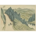 thumbnail image 3 of Morita Tsunetomo 14x11 Black Modern Framed Museum Art Print Titled - The Aga River (1917), 3 of 5