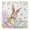 Multicolor Brown, variant on Easter Cloth Napkins, Spring Rabbit Colorful Eggs Budding Florals Leaf Washable and Reusable Dinner Napkins Set of 2, Table Napkin for Kitchen Party Birthday Wedding Hotel Housewarming 20"x20"