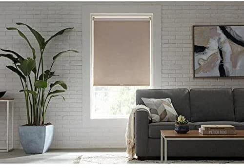 100%Blackout Waterproof Fabric Window Roller Shades,Thermal Insulated,UV Protect 
