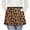 Black and Brown-1, variant on Black and Brown Leopard Print Server Half Apron with Pockets,22.8 X 11.8 Inch Half Waist Design with Black Trim,Restaurant Waitstaff Uniform