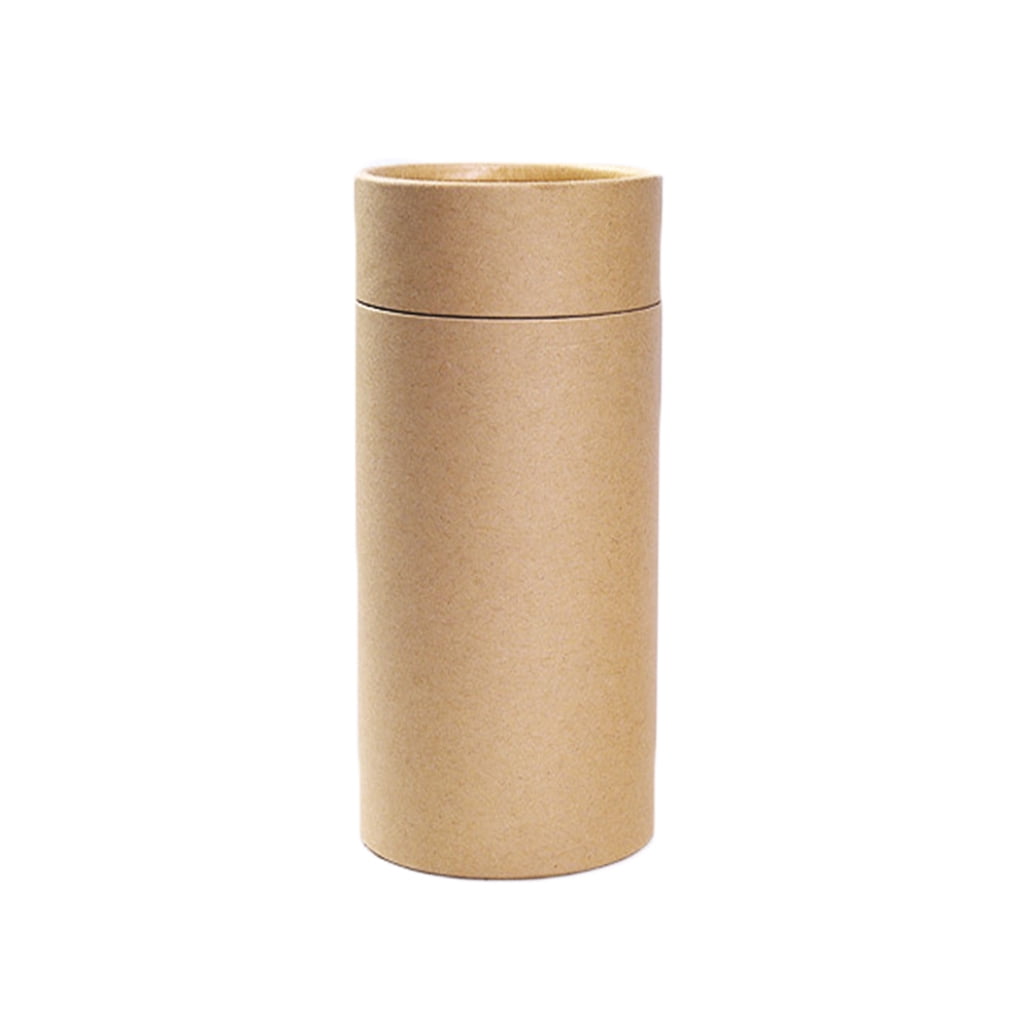 Hi.FANCY Retro kraft paper canister,Tea packing canister,Dried fructose container,Storage can candy bottles,Kraft paper tea storage can