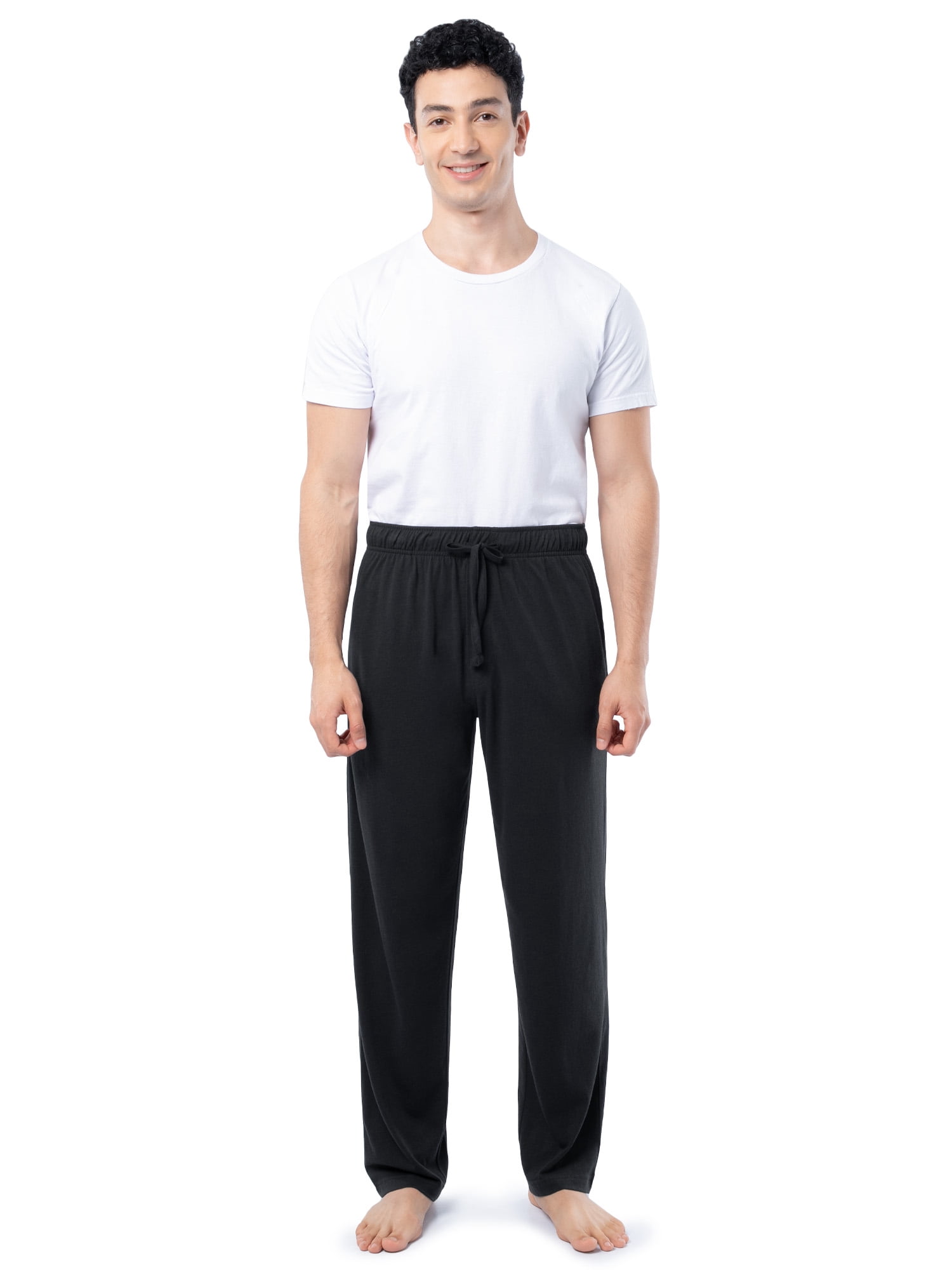 Fruit of the Loom Men's and Big Men's Jersey Knit Pajama Pants, Sizes S-6XL