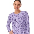 thumbnail image 6 of Aria Women’s 100% Cotton Long Sleeve Ballet Nightgown, Sizes XS-5X, 6 of 7