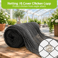 50'x100'-1'' HDPE Bird and Chicken Coop Netting for Garden and Poultry ...