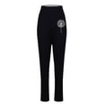 thumbnail image 6 of JURANMO Limited Time Deals Of The Day Leggings for Women Sherpa Lined Warm Thick Workout Pants Casual High Waist Legging Pants Trendy Dandelion Print Fleece Tights Black M, 6 of 9