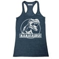 thumbnail image 2 of Mamasaurus Funny Mother Dinosaur T-Rex Head Women's Tank Top, M, H. Navy, 2 of 3