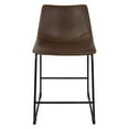 thumbnail image 5 of LumiSource Duke Industrial 26 in. Counter Stool - Set of 2, 5 of 9