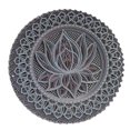 thumbnail image 1 of Colgante de pared de metal mandala para decoración de habitaciones Arte de pared bohemio (c) Afortunado Sencillez, 1 of 5