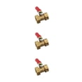 thumbnail image 4 of Advancent Válvula de bola de latón, interruptor de conector de manguera, flujo de agua hermético a prueba de fugas Type7 NO7, 4 of 6
