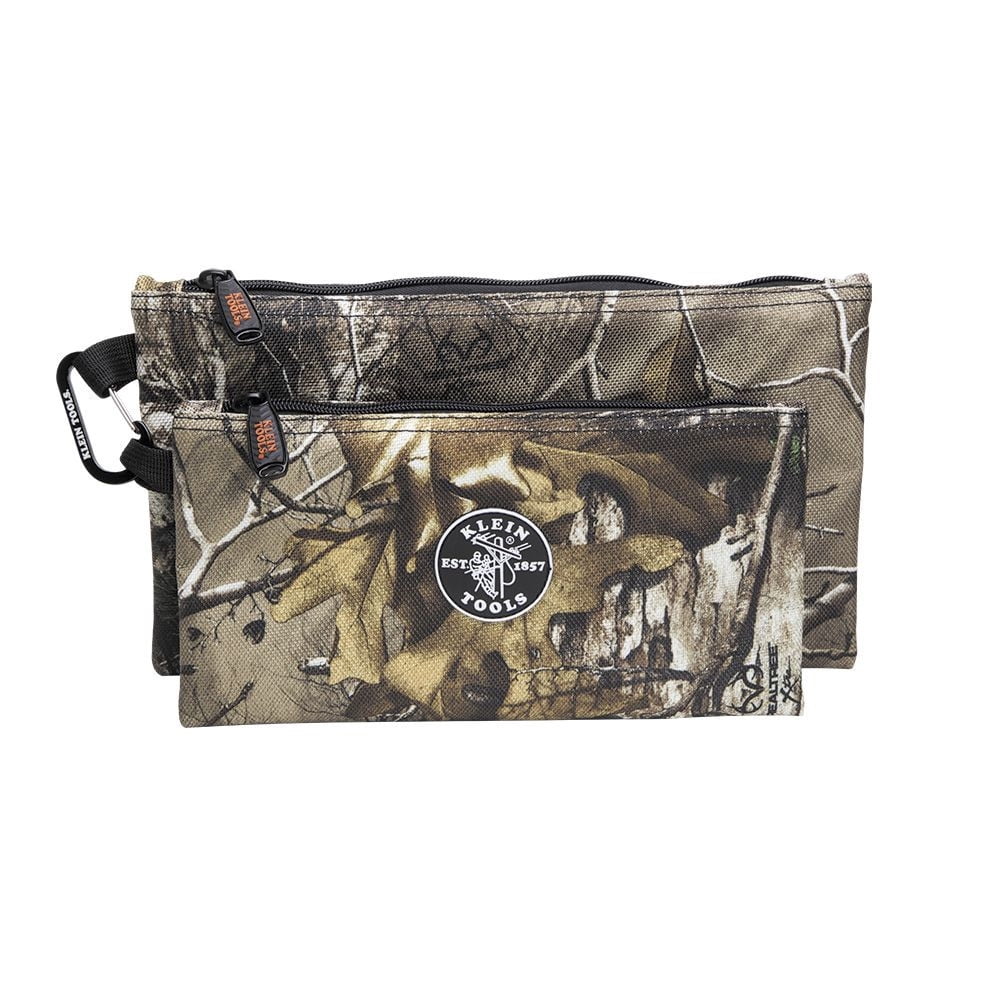 Klein Tools 55560 Camo Zipper Bags, 2-Pack