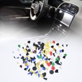 thumbnail image 1 of 100Pcs Random Mixing Universal Car Fender retainer ; fastener; Vehicle bumper Plastic Clips Bumper Interior Decoration Auto Plastic Fastener, 1 of 7