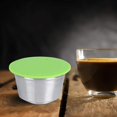 thumbnail image 4 of Lybunair Capsule de Café en Acier Inoxydable Réutilisable Rechargeable pour Cafetières (Vert), 4 of 8