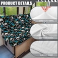 thumbnail image 6 of XYZCANDO Rose Skull RV Dinette Cushion Covers Daisy RV Accessories Universal Cushion Covers for Couches and Sofas Comfortable Loveseat Sofa Chair Cover Furniture Protector Camper, 6 of 7