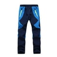 thumbnail image 2 of Gamivast Snow Pants Boys Girls Winter Waterproof Fleece Lined Pants with Zipper Pockets Outdoor Thermal Hiking Pant Softshell Warm Insulated Trousers, 2 of 8