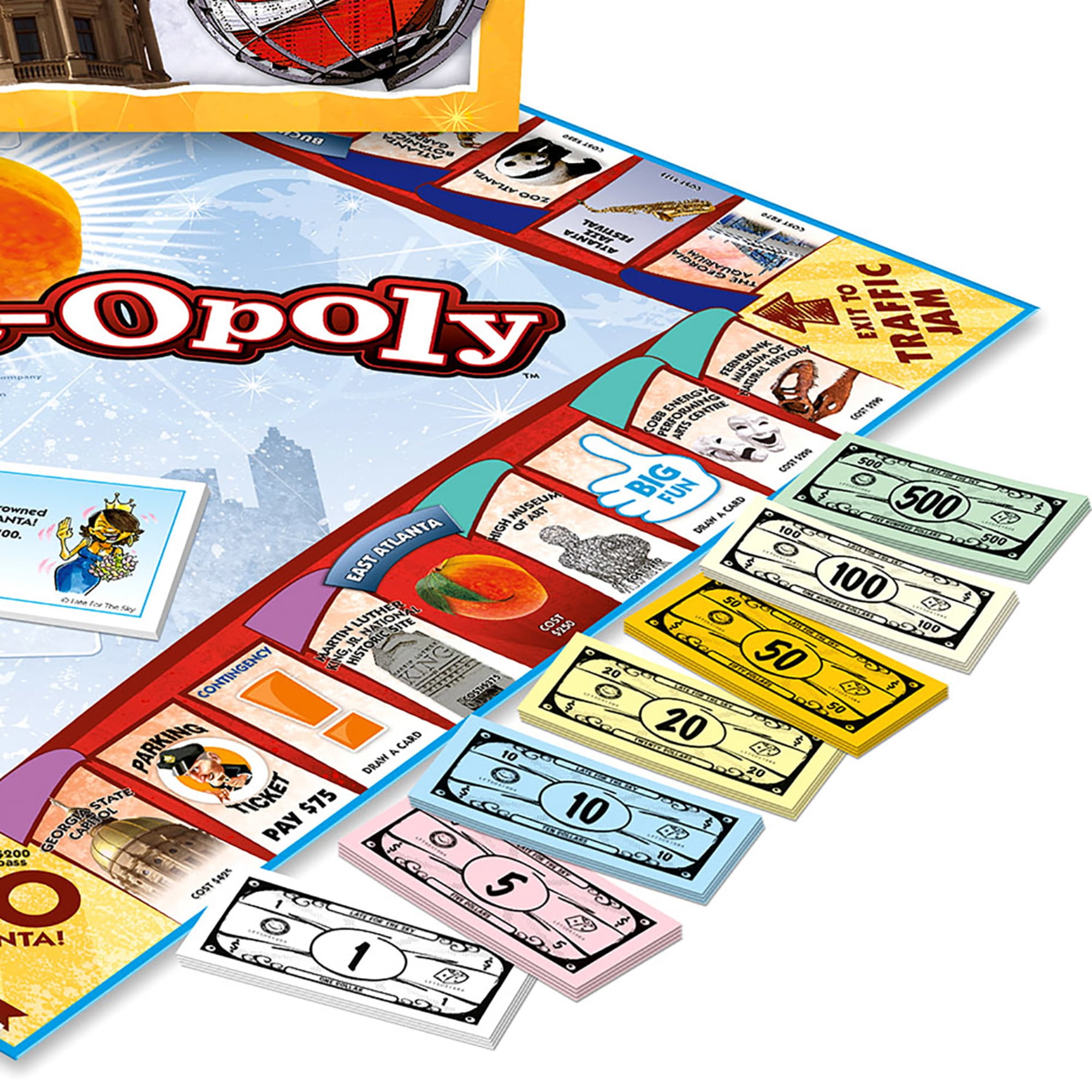 Late for the Sky Atlanta-Opoly Board Game