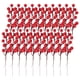thumbnail image 1 of FloreceBien 20 piezas de tallos de bayas de acebo rojas con purpurina navideña, artificiales para adornos de árboles de Navidad, 1 of 5