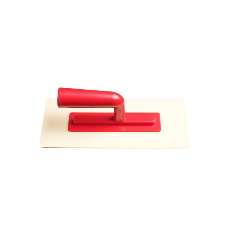Quality Plastic Trowel Red Handle Ideal for Plastering and Paint Application
