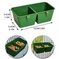 thumbnail image 3 of Cage Cups Bird Feeders and Watering Dishes for Pet Parakeets and Poultry - Hanging Wire Cage Box with Easy Installation, Ideal for Bird Cages and Aviaries, 3 of 5