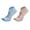 Beige Blue, variant on Women's Open Toe Yoga Socks with Anti-Slip Grip Sole Breathable Fabric for Barre and Pilates 2-Pack - One Size Fits Most, Gray Pink
