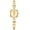 Gold, variant on Dainty Women’s Square Quartz Watch with Stainless Steel Chain-Link Bracelet Elegant Dress Bangle Wristwatch Gift for Mom Wife