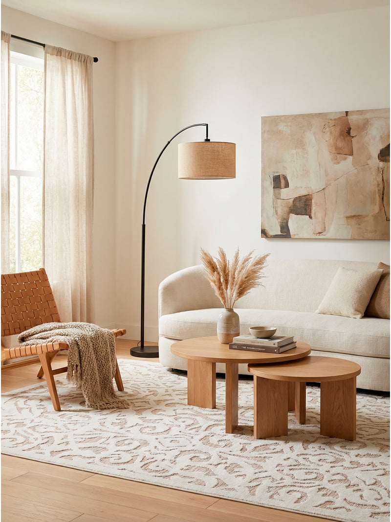 Bush ① （10枚セット） レコード レーベル TECHNO HOUSE My Texas House Lady Bird Natural Area Rug, 5 ft 1 in x 7 ft 3 in